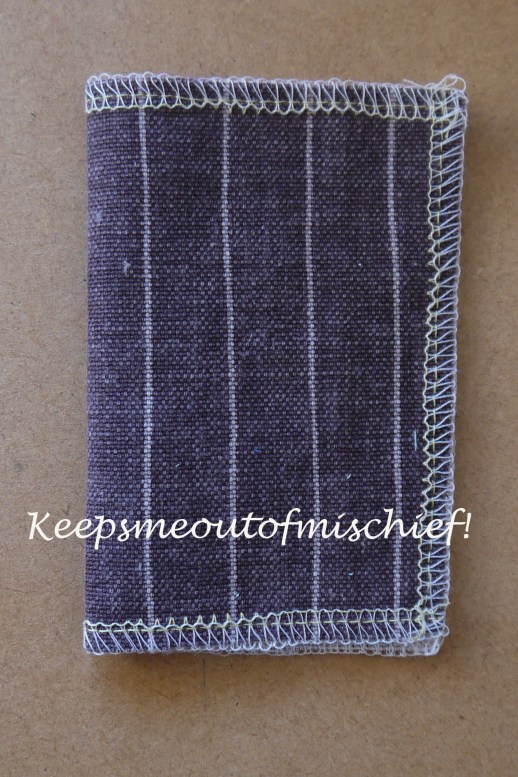 Grandpas needle book outside