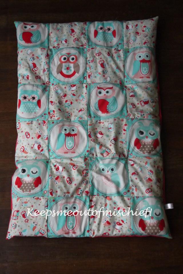 Olivia's owl quilt