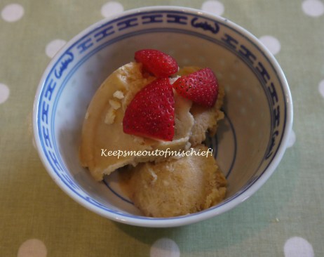 Banana and Peanut Butter Ice Cream