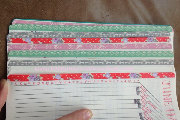 Top 5 Bujo Hacks Monthly washi tape